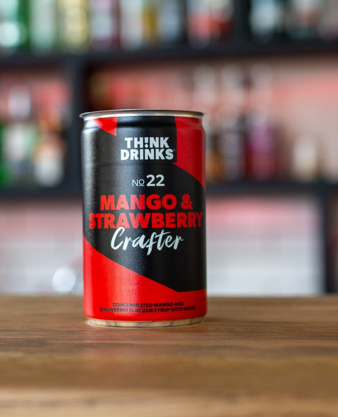 Mango Strawberry Syrup - 150ml Sample Can