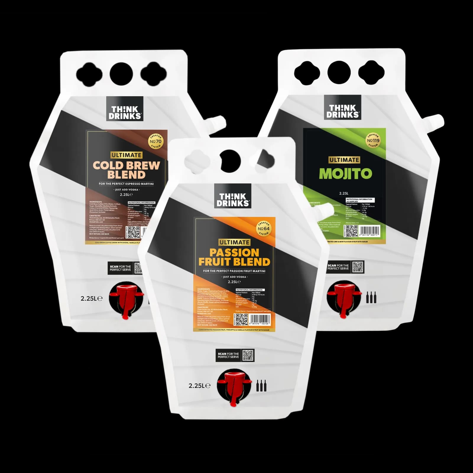 Top 3 Cocktail Bases Bundle